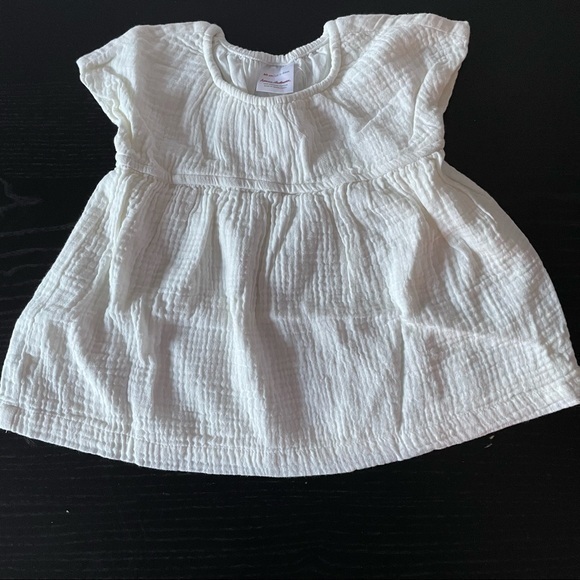 Hanna Andersson Baby White Organic Bubbly Dress Set - Picture 5 of 14